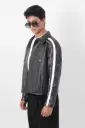 CHAMARRA “TWO LINE” – OUZA LEATHER DROP SS25