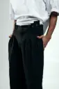 TROUSER “STRUCTURE BLACK” – OUZA STUDIO DROP