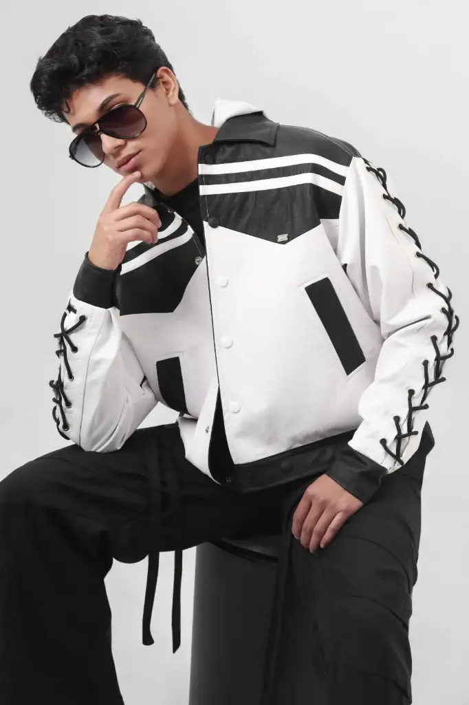 CHAQUETA “LACED ARMOR / L.A DROP” – OUZA COUTURE SS25
